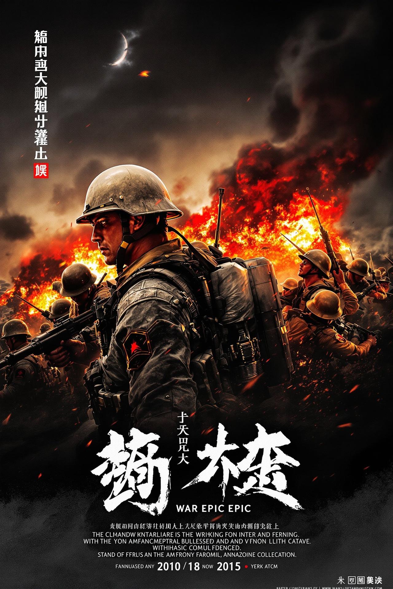 私家影院出品电影《破晓之战》封面海报